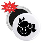 Dark Little Girl 2.25  Magnet (10 pack)