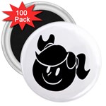 Dark Little Girl 3  Magnet (100 pack)