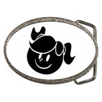 Dark Little Girl Belt Buckle