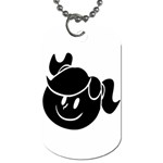 Dark Little Girl Dog Tag (Two Sides)