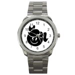 Dark Little Girl Sport Metal Watch