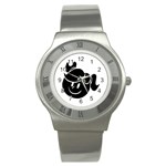 Dark Little Girl Stainless Steel Watch