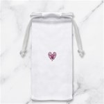 Pink Heart Shaped Skull Jewelry Bag