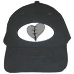 Sewn Up Dark Heart Black Cap