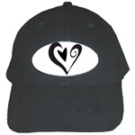 Heart Inside a Heart Black Cap