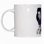 Goth Girl and Bat White Mug