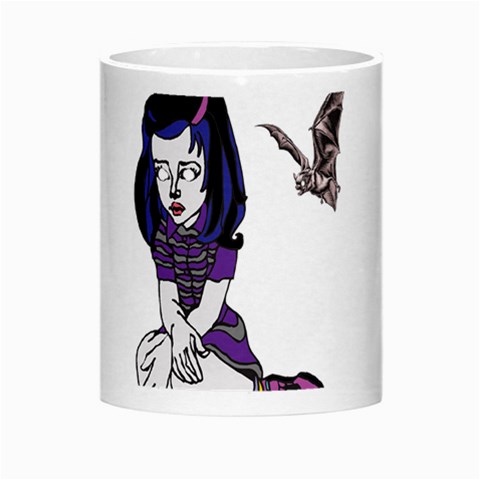 Goth Girl and Bat Morph Mug from ArtsNow.com Center