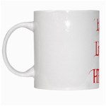 Evil Lives Here White Mug