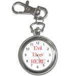 Evil Lives Here Key Chain Watch