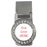 Evil Lives Here Money Clip (CZ)