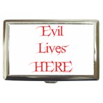 Evil Lives Here Cigarette Money Case