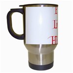 Evil Lives Here Travel Mug (White)