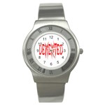 Demented Stainless Steel Watch