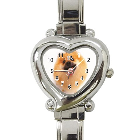 Heart Italian Charm Watch from ArtsNow.com Front