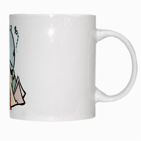 Dead Cartoons White Mug from ArtsNow.com Right