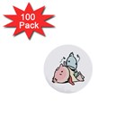 Dead Cartoons 1  Mini Button (100 pack) 