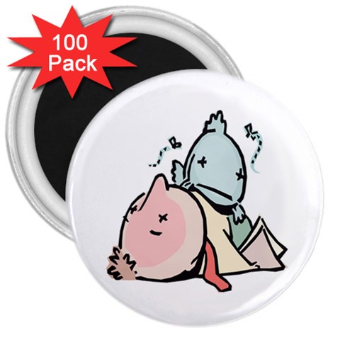 Dead Cartoons 3  Magnet (100 pack) from ArtsNow.com Front