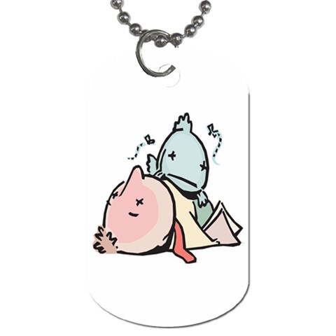 Dead Cartoons Dog Tag (One Side) from ArtsNow.com Front