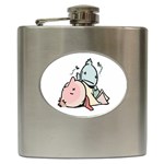 Dead Cartoons Hip Flask (6 oz)