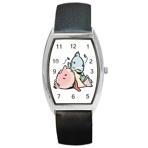 Dead Cartoons Barrel Style Metal Watch from ArtsNow.com Front