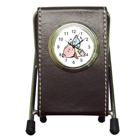 Dead Cartoons Pen Holder Desk Clock from ArtsNow.com Front