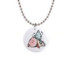 Dead Cartoons 1  Button Necklace