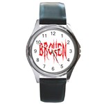 Broken Round Metal Watch