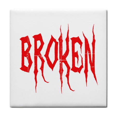 Broken Tile Coaster from ArtsNow.com Front