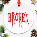 Broken Ornament (Round)