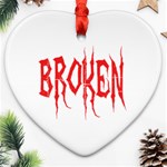 Broken Ornament (Heart)