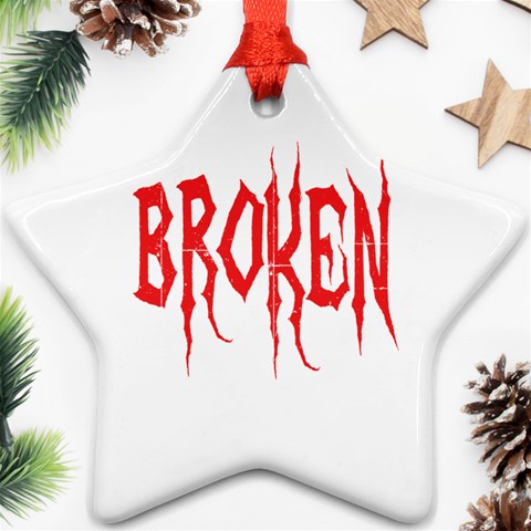 Broken Ornament (Star) from ArtsNow.com Front