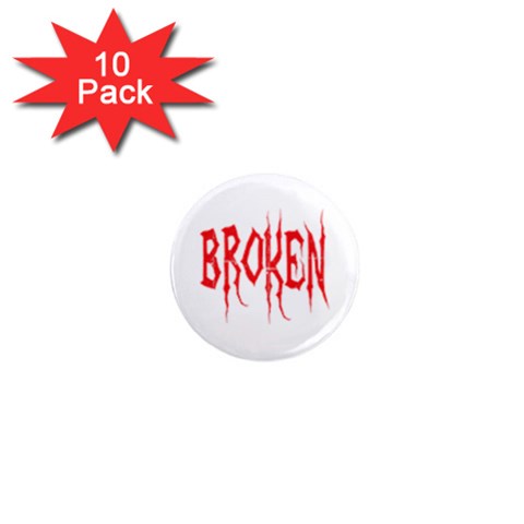 Broken 1  Mini Magnet (10 pack)  from ArtsNow.com Front