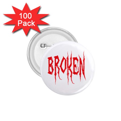 Broken 1.75  Button (100 pack)  from ArtsNow.com Front