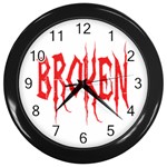 Broken Wall Clock (Black)