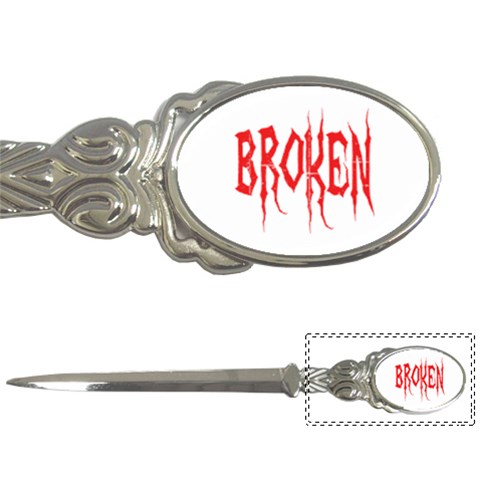 Broken Letter Opener from ArtsNow.com Front