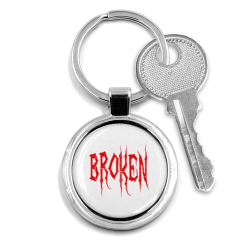 Broken Key Chain (Round) from ArtsNow.com Front