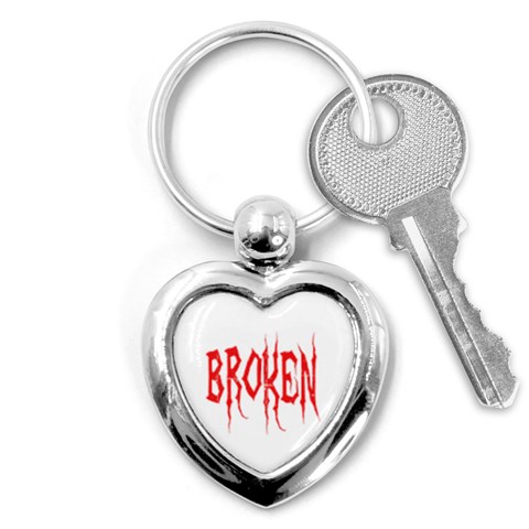 Broken Key Chain (Heart) from ArtsNow.com Front