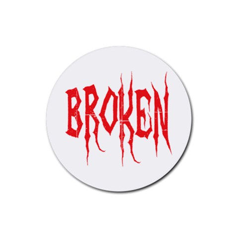 Broken Rubber Coaster (Round) from ArtsNow.com Front