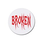 Broken Rubber Coaster (Round)