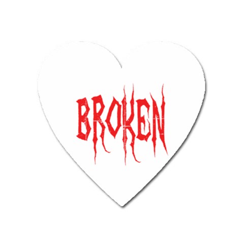 Broken Magnet (Heart) from ArtsNow.com Front