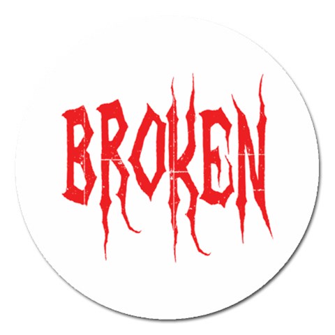 Broken Magnet 5  (Round) from ArtsNow.com Front