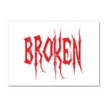 Broken Sticker A4 (10 pack)