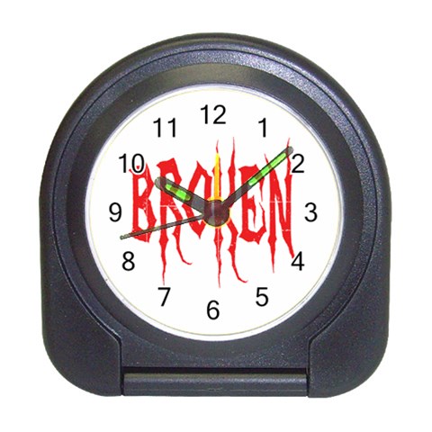 Broken Travel Alarm Clock from ArtsNow.com Front