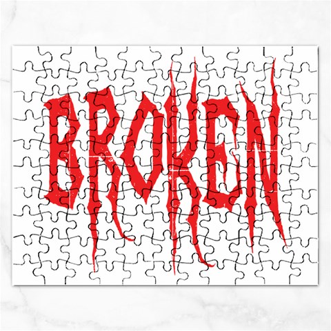 Broken Jigsaw Puzzle (Rectangular) from ArtsNow.com Front