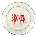 Broken Porcelain Plate