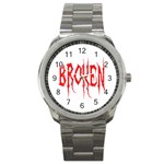 Broken Sport Metal Watch