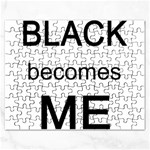 Black Becomes Me Jigsaw Puzzle (Rectangular)