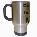 Black Becomes Me Travel Mug (Silver Gray)