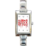 Biter Rectangular Italian Charm Watch