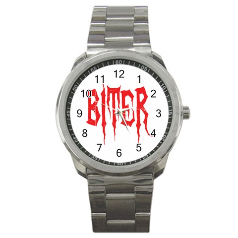 Biter Sport Metal Watch from ArtsNow.com Front